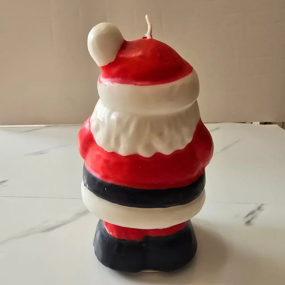Vintage Made in Taiwan SANTA Musical Candle Unused New Christmas Decor Untested